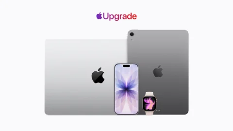 ภาพประกาศเปิดตัวบริการ Apple Upgrade จาก Apple
