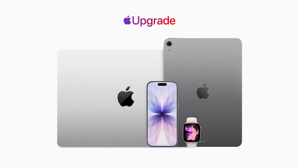 ภาพประกาศเปิดตัวบริการ Apple Upgrade จาก Apple