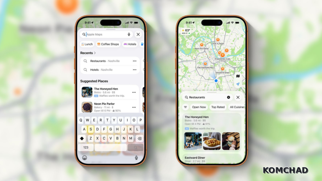 Apple Maps bắt đầu hiển thị quảng cáo trên iPhone tại Mỹ và Canada