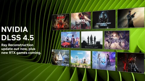 ภาพประกาศ DLSS 4.5 Ray Reconstruction ของ NVIDIA ในงาน Gamescom 2026