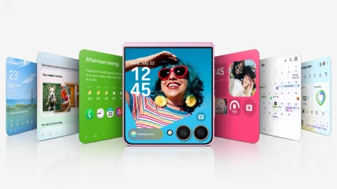Samsung Galaxy Z Flip8 แสดงหน้าจอด้านนอก FlexWindow แบบใหม่