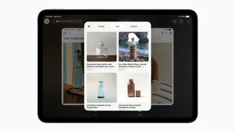 ฟีเจอร์ Visual Intelligence บนหน้าจอ iPad ใน iPadOS 27