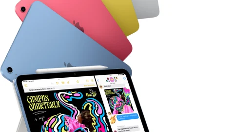 iPad รุ่นปัจจุบันหลายสี