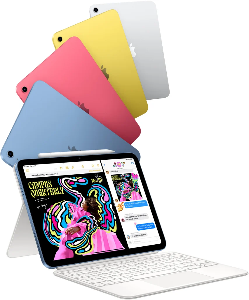 iPad รุ่นปัจจุบันหลายสี