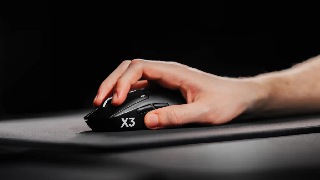 เมาส์เกม Logitech G Pro X3 Superstrike สี Midnight Black
