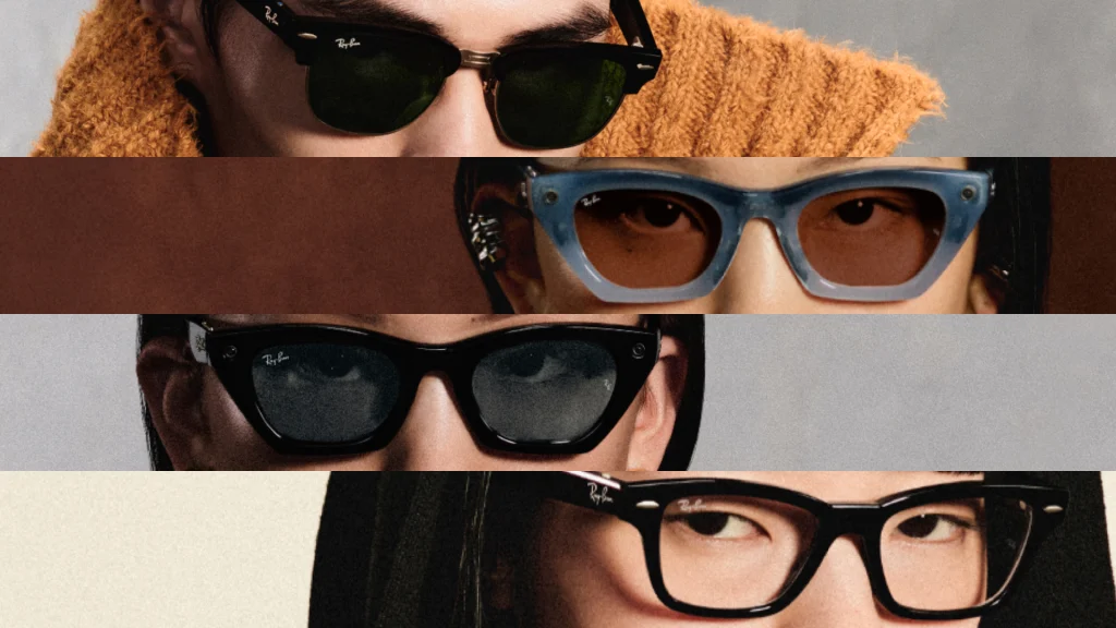แว่น Ray-Ban Meta Audio และแว่น AI รุ่นใหม่ของ Meta ภาพทางการ