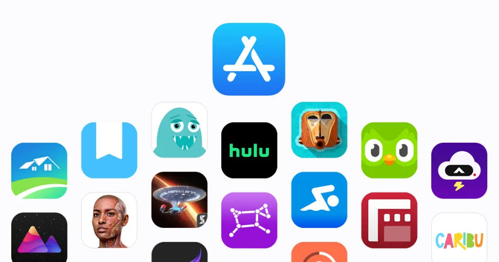 ไอคอนและภาพโปรโมต App Store ของ Apple
