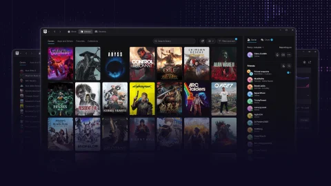 ภาพโปรโมต Epic Games Launcher รุ่นใหม่แบบ Preview
