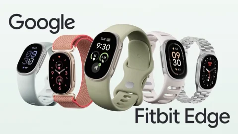 สายรัดข้อมือฟิตเนส Google Fitbit Edge