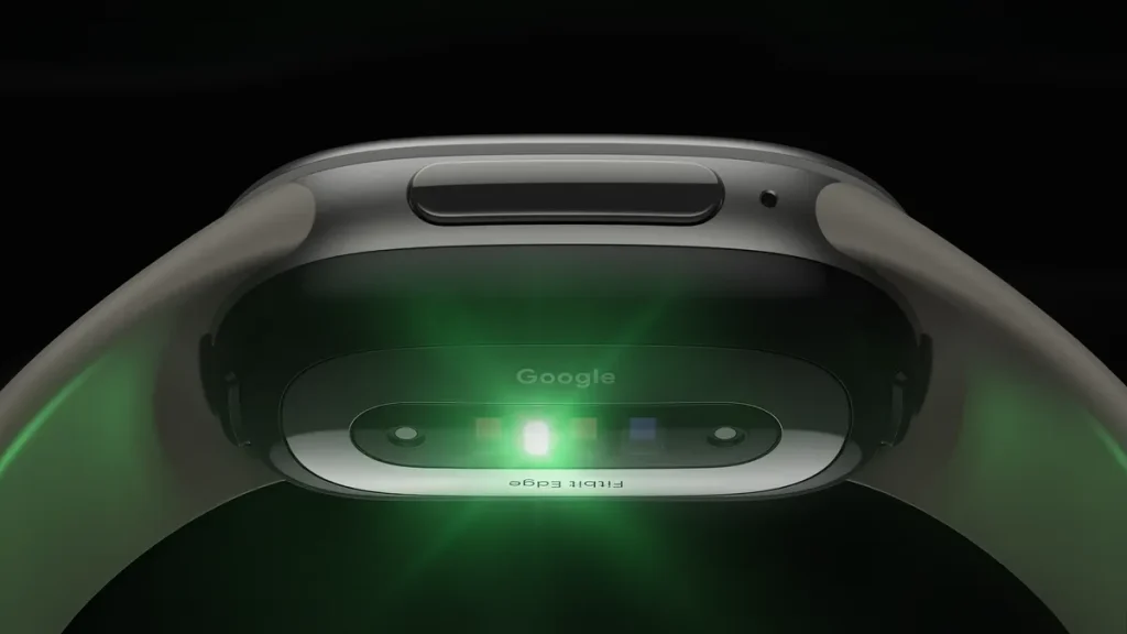Fitbit Edge ตัวเรือนอะลูมิเนียมพร้อมหน้าจอทรงแคปซูล