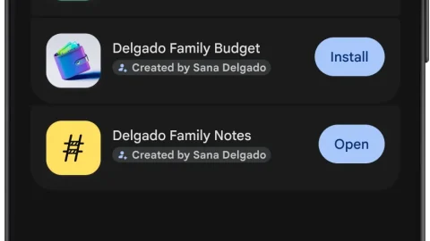 แอปส่วนตัวที่สร้างด้วย AI Studio ทำงานบนมือถือ Android ผ่าน Google Play