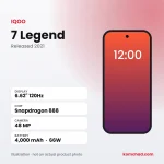 iQOO 7 Legend