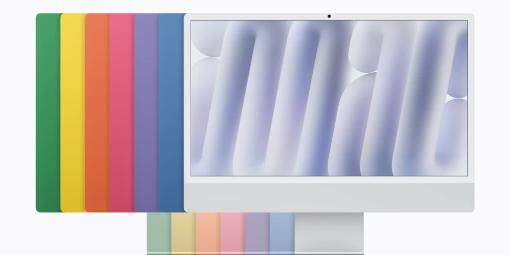 iMac ชิป M6 สีต่าง ๆ