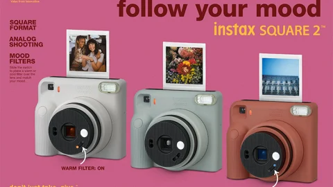 instax SQUARE 2 วางขายไทยแล้ว 3,590 บาท กล้องอินสแตนท์ภาพจัตุรัส มี Mood Filter