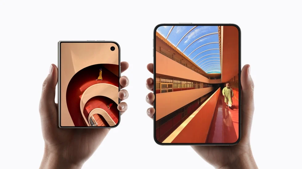 iPhone Duo เทียบขนาดจอนอก 5.4 นิ้ว และจอพับด้านใน 7.6 นิ้ว