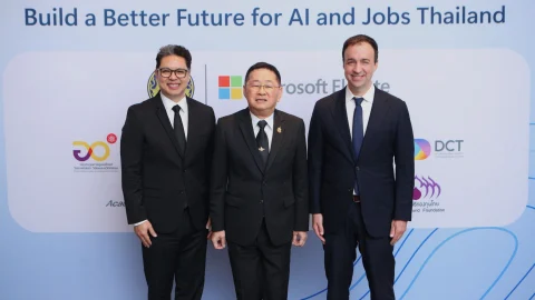 งานเปิดภาคีความร่วมมือ Microsoft Elevate AI and Jobs for Thailand