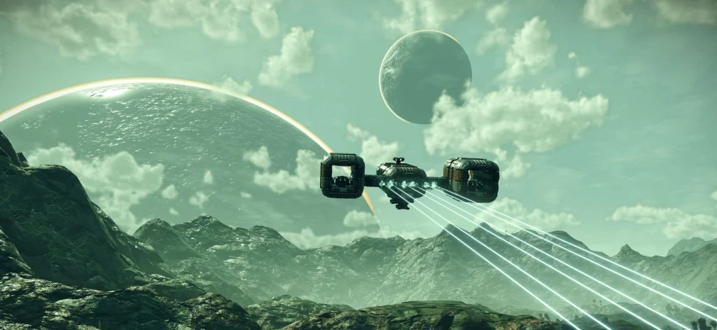 ภาพเกม No Man's Sky เวอร์ชัน iPhone สำรวจดาวเคราะห์ในอวกาศ