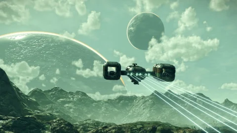 ภาพเกม No Man's Sky เวอร์ชัน iPhone สำรวจดาวเคราะห์ในอวกาศ